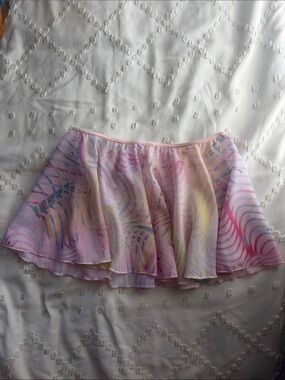 Pink Printed Ballet Skirt